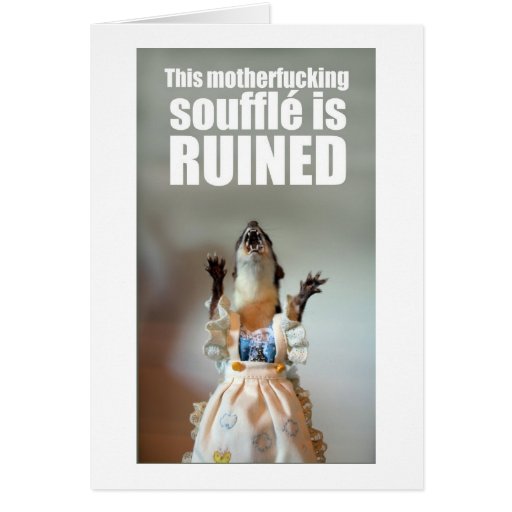 It's not the end of the world.  Calm down. Greeting Card