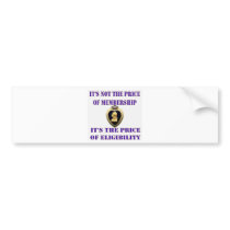 ITS NOT THE PRICE OF MEMBERSHIP
