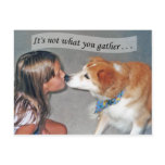 It's Not What You Gather But What You Scatter Postcard