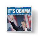 It's Obama Headline Button by democrattotheend It's Obama Headline Button