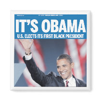 It's Obama Headline Magnet by democrattotheend It's Obama Headline Magnet