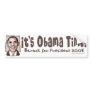 It's Obama Time Bumper Sticker 