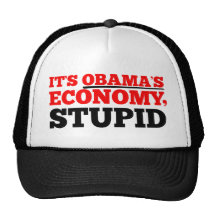It's Obama's Economy Stupid. Hats