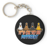 It's OK To be Different keychains