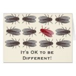 I'ts OK to be Different - Mutant Fruit Fly Cards