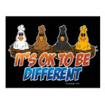 It's OK To be Different Postcard