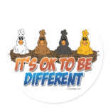 It's OK To be Different Stickers
