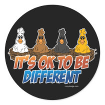 It's OK To be Different stickers