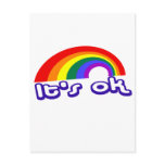 "It's ok" with rainbow