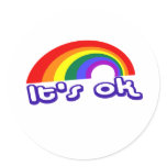 "It's ok" with rainbow