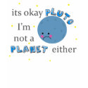 its okay pluto in black t-shirts by bunnieclaire its okay pluto in black t-shirts