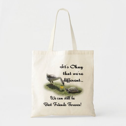 It's Okay That We're Different... Canvas Bags