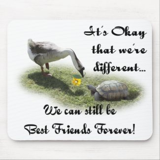 It's Okay That We're Different... mousepad