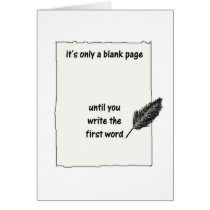 It's only a blank page... cards