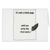It's only a blank page... cards