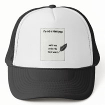 It's only a blank page... hats
