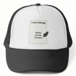 It's only a blank page... trucker hat