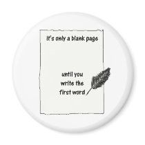 It's only a blank page... magnets