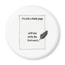 It's only a blank page... magnets
