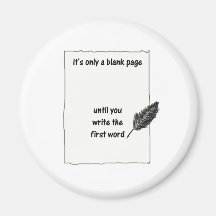 It's only a blank page... magnets
