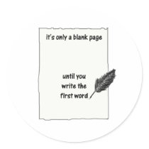 It's only a blank page... stickers