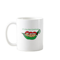 It's Our First Christmas - Triplets mugs