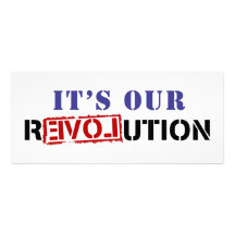 It's Our rEVOLution Custom Announcements