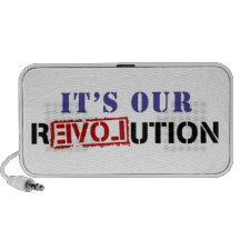 It's Our rEVOLution Travelling Speakers