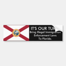 It's Our Turn, Florida Bumper Sticker