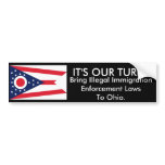 It's Our Turn, Ohio Bumper Sticker