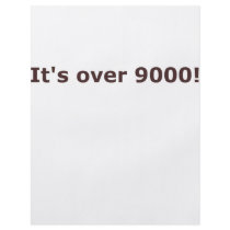 It's over 9000! flyer design