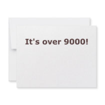 It's over 9000! invitations by szclothingdesigns It's over 9000! invitations