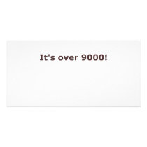 It's over 9000! customized photo card