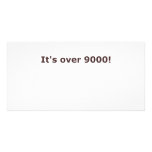 It's over 9000! customized photo card