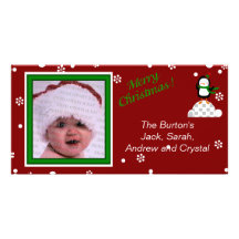 Its Penguin Time (Add Your Photo and Text) Custom Photo Card