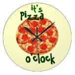 It's Pizza O'clock Clock