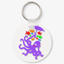 It's "raining" fish, keychain by design_girl It's "raining" fish, keychain