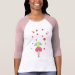 Ladies 3/4 Sleeve Raglan (Fitted)