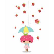 It's Raining Fruits: Strawberry T-shirt