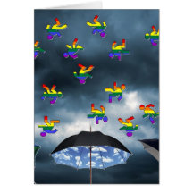 It's Raining Men! Card