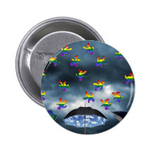 It's Raining Men! Pinback Buttons