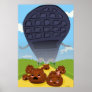 It's Shoezilla! Poster Print
