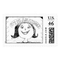 IT'S SO AMAZING postage by anaisacolon IT'S SO AMAZING postage