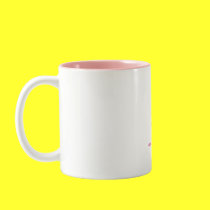 It's Spring!!-Two Cute Cartoon Pigs mug by Lioness_Graphics It's Spring!!-Two Cute Cartoon Pigs mug