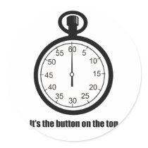 It's The Button On The Top stickers by ObsessionDesign It's The Button On The Top stickers