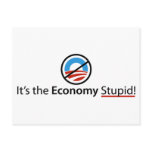 It's The Economy Stupid Postcard