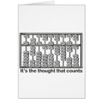 It's the thought that counts cards