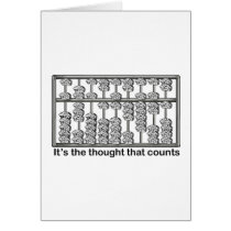 It's the Thought That Counts Card
