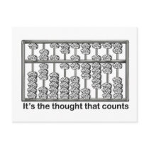 It's the Thought That Counts Post Card