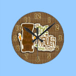 It's Tiki Trader Time wall clocks